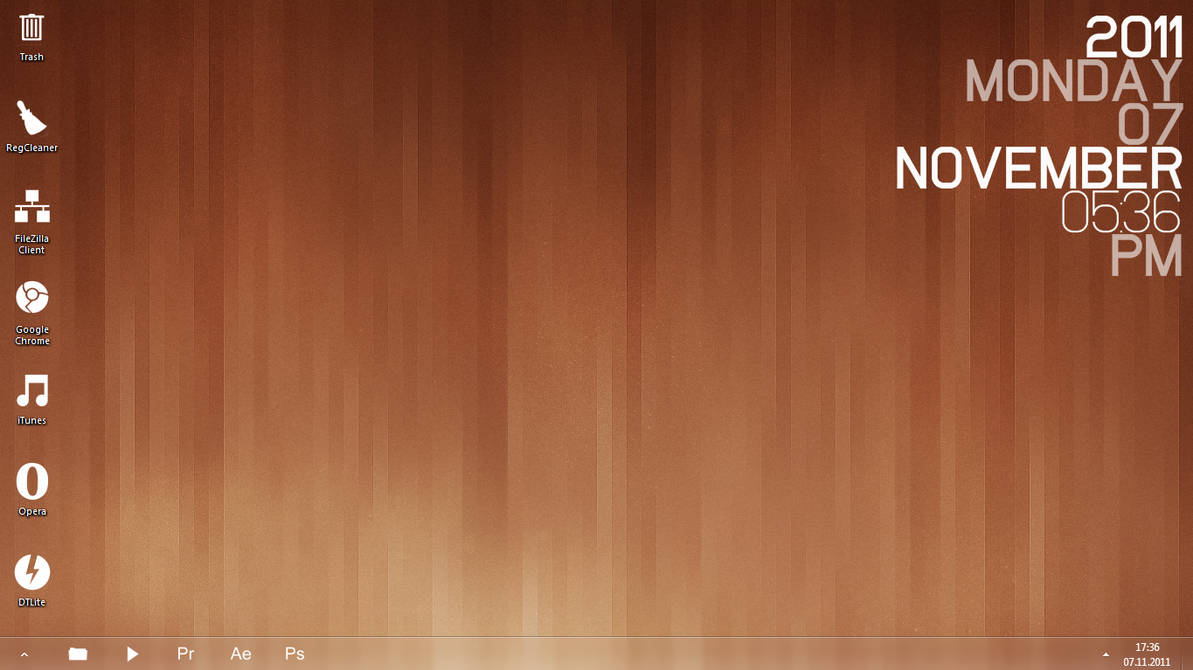 Simple Desktop Shape Minimalistic and simple desktop style by DreamerKnight on DeviantArt