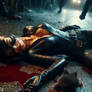 Catwoman defeated