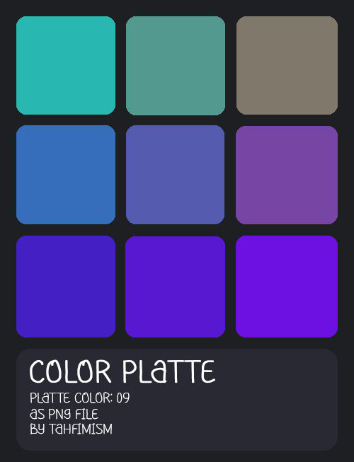 Color Platte (11) by tahfimism01 on DeviantArt