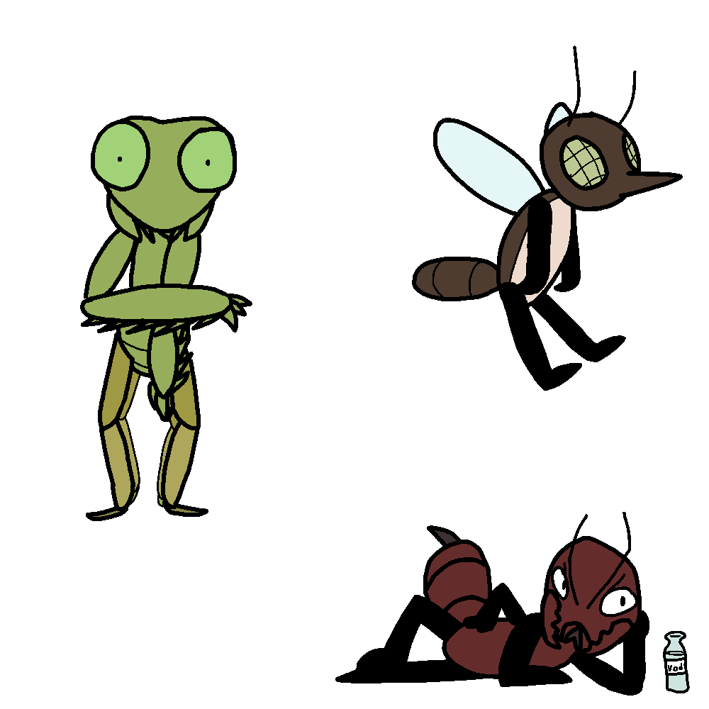 Bug Animation Pose Bug poses 1 by JosephRipely on DeviantArt
