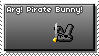 Pirate Bunny Stamp