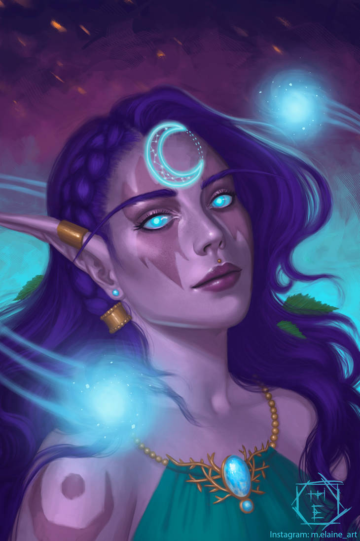 Night elf druid: Then and now by MMEArtt on DeviantArt