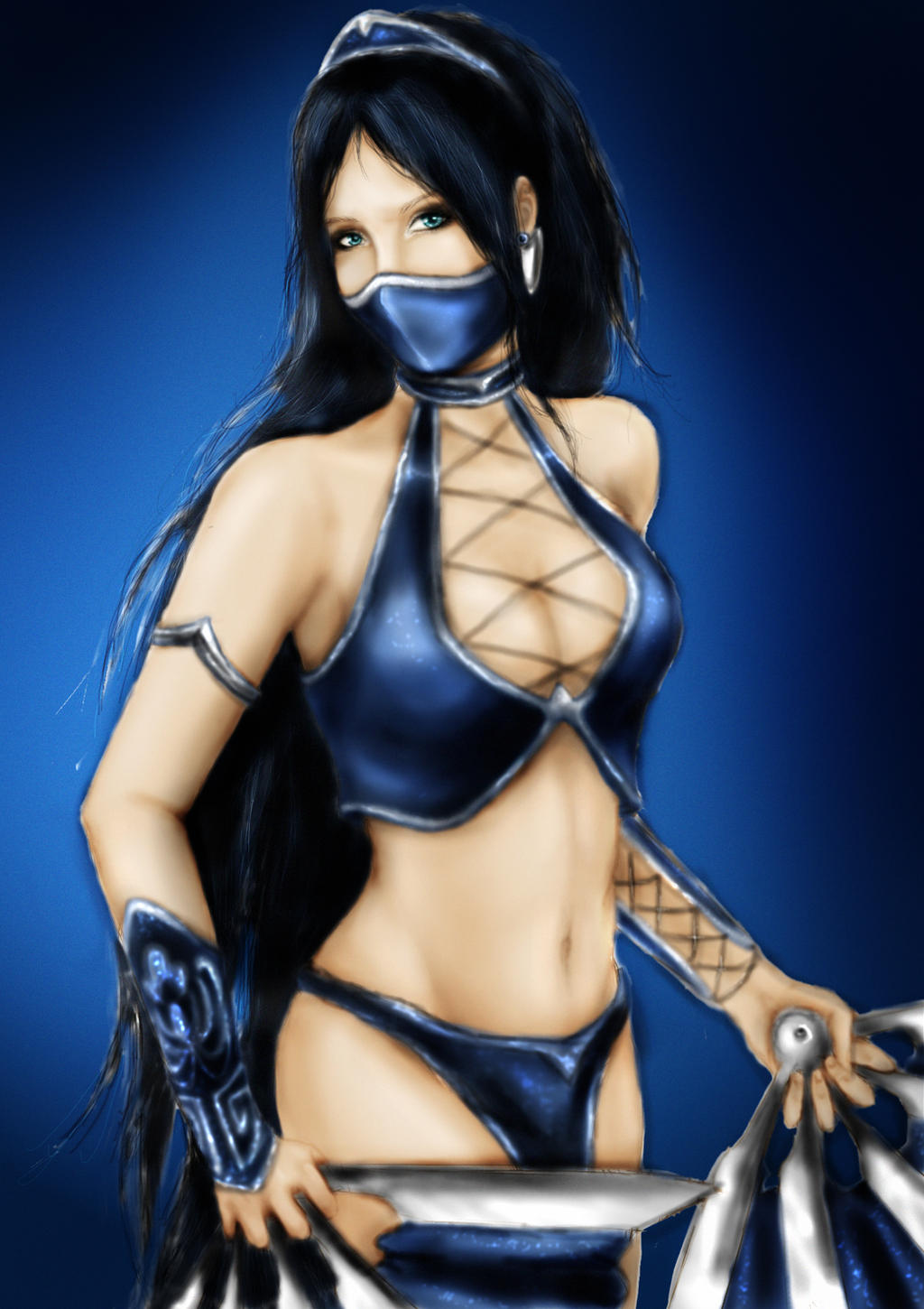Mortal Kombat Китана без маски