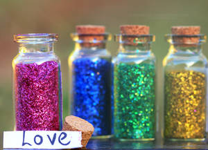 Glittering Hearts by FlabnBone Glittering Hearts by FlabnBone