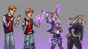 Finished Judy Hopps ych