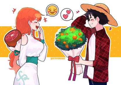One Piece Valentine by FoxxFireArt on DeviantArt