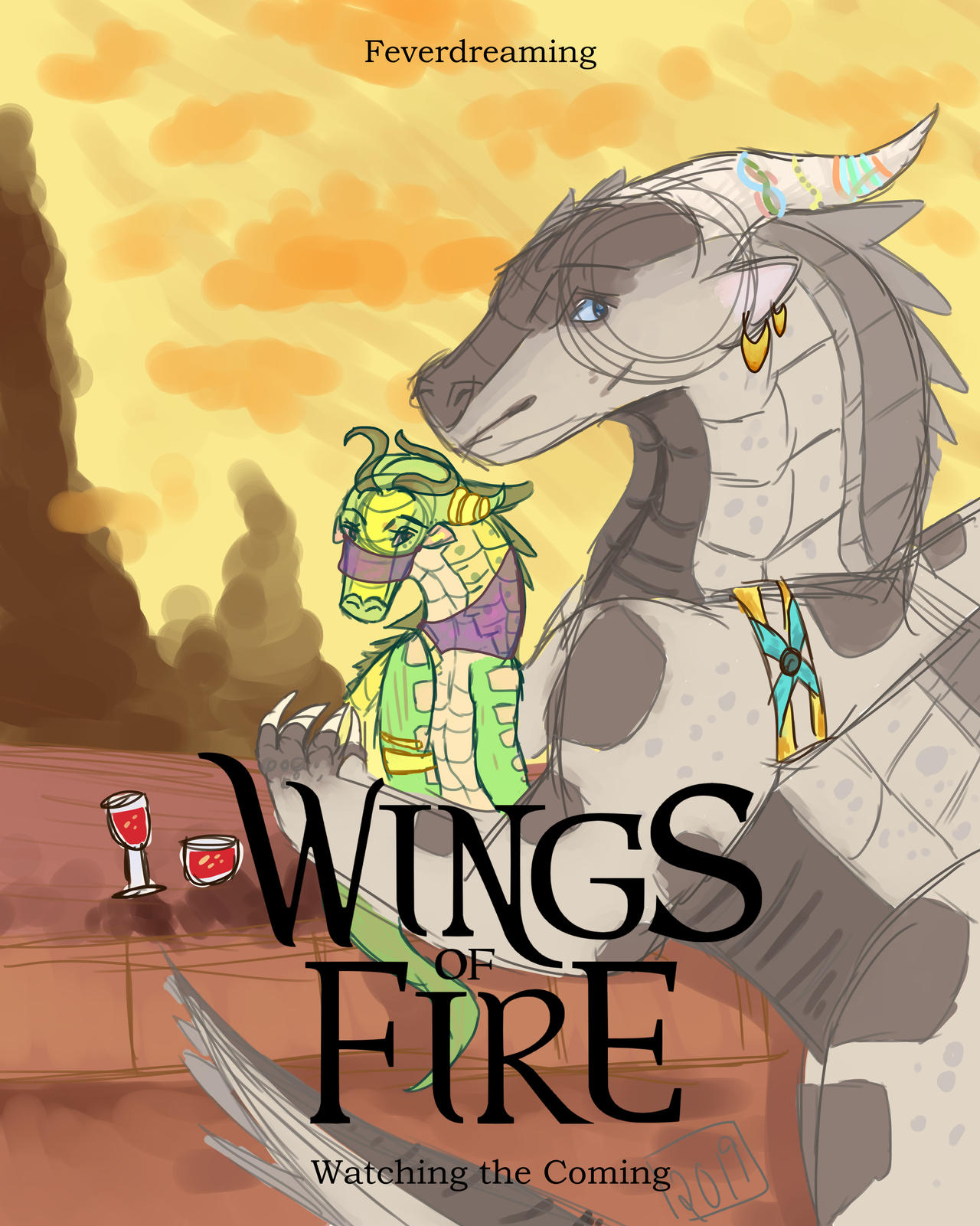 watching the coming fanfic cover by Sorapaw on DeviantArt