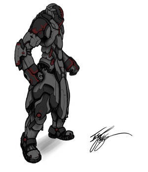 U.N.E.F. Armour Sketch