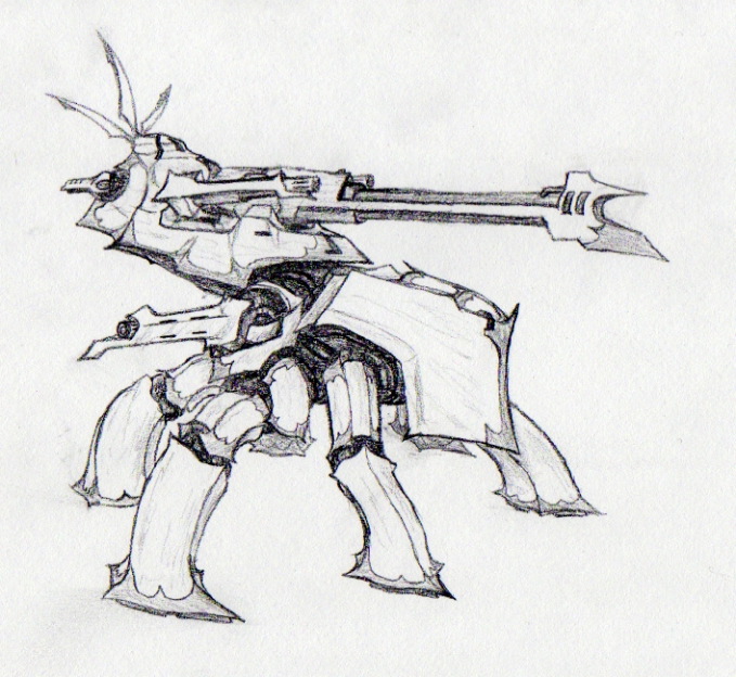 lusfa 'mammoth' heavy war mech