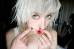 i grew up with a nose bleed by selfhaircuts