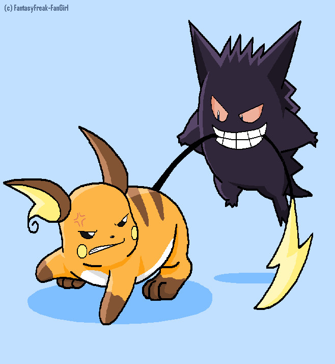 Raichu vs. Gengar