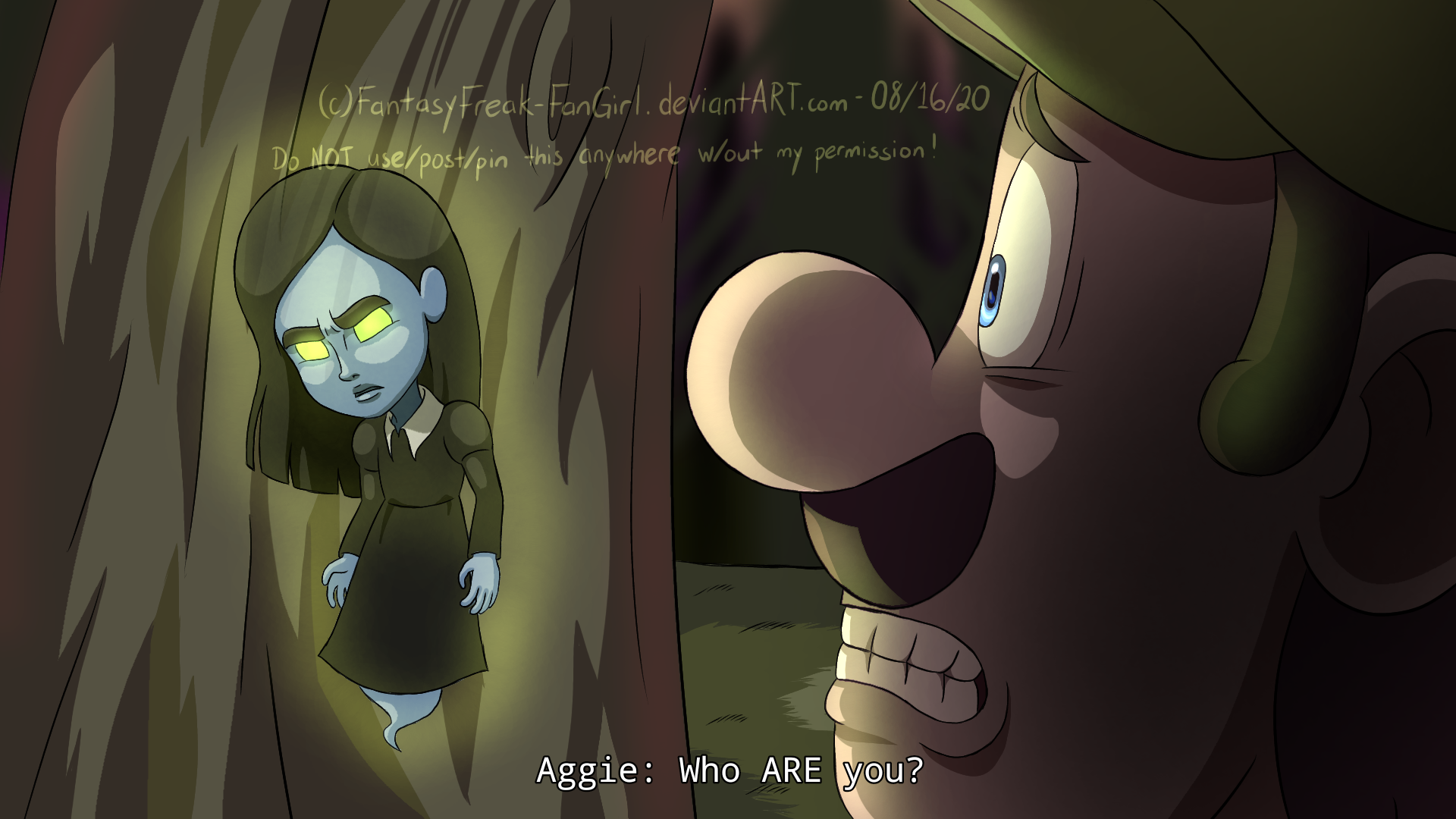 wallpapers Luigi's Mansion 1 Portrait Ghosts portrait ghost by fantasyfreak fangirl
