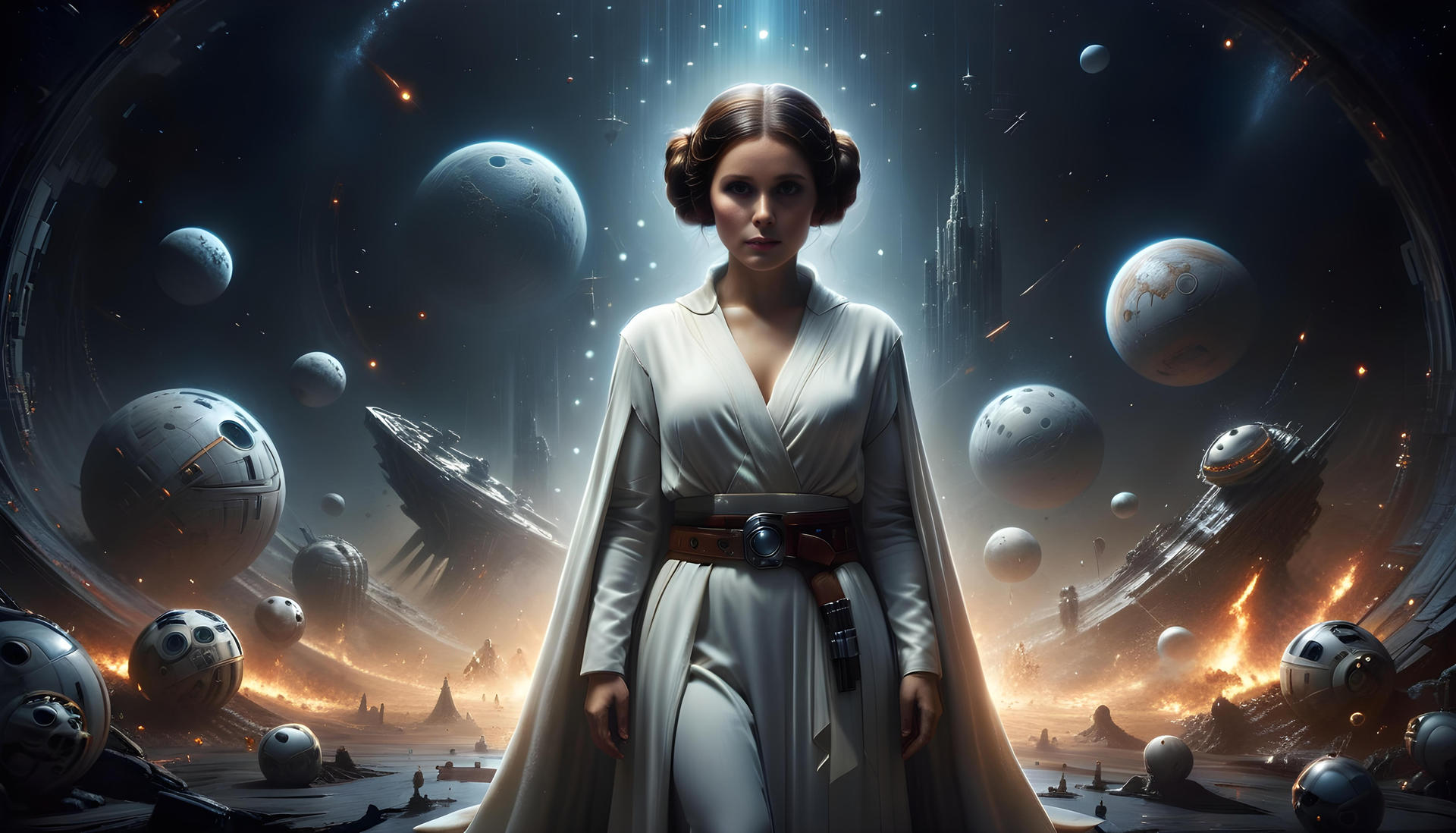 4K Wallpaper Princess Leia by HardArtStyle on DeviantArt