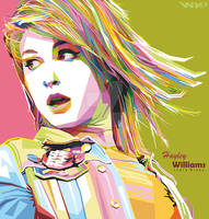 Hayley Williams in WPAP [Wedha's Pop Art Potrait]