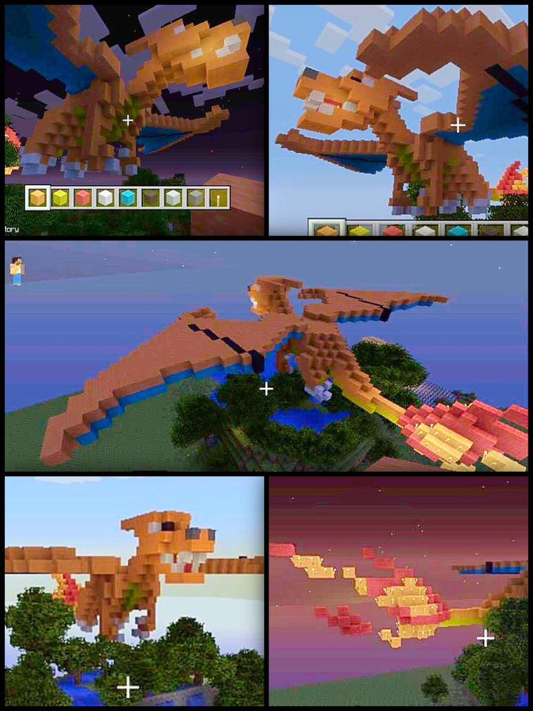 Charizard in Minecraft by MaxieMatsu on DeviantArt