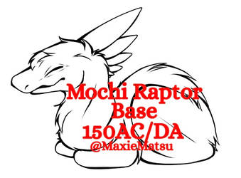 Mochi Raptor Reference Base by MaxieMatsu on DeviantArt
