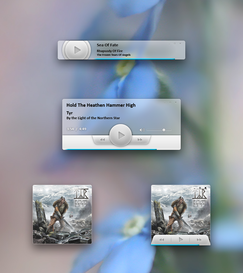 Media Player Mockup