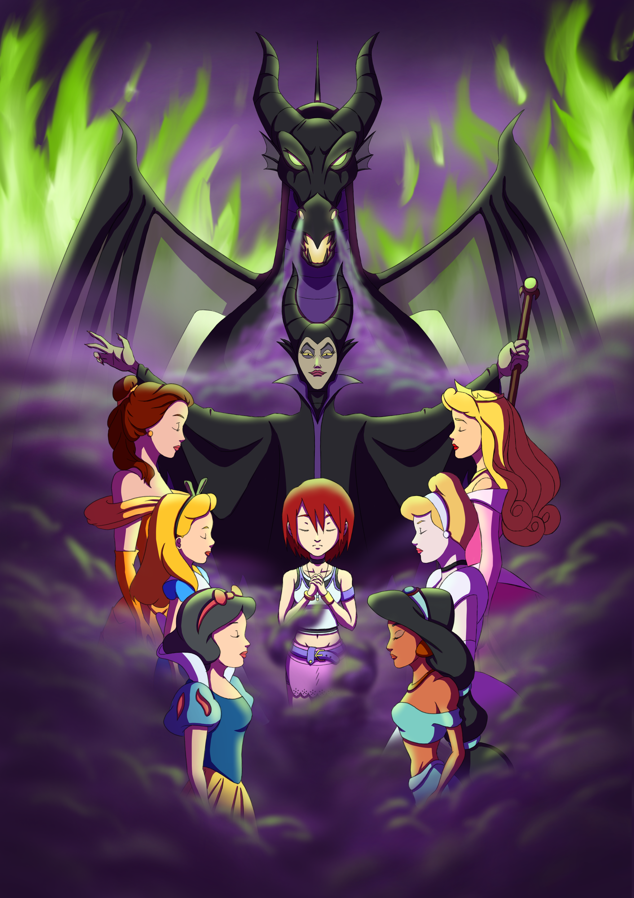 Princesses Of Heart By Darukadraws On Deviantart