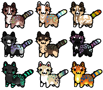 Feline Chibi Batch -Closed-