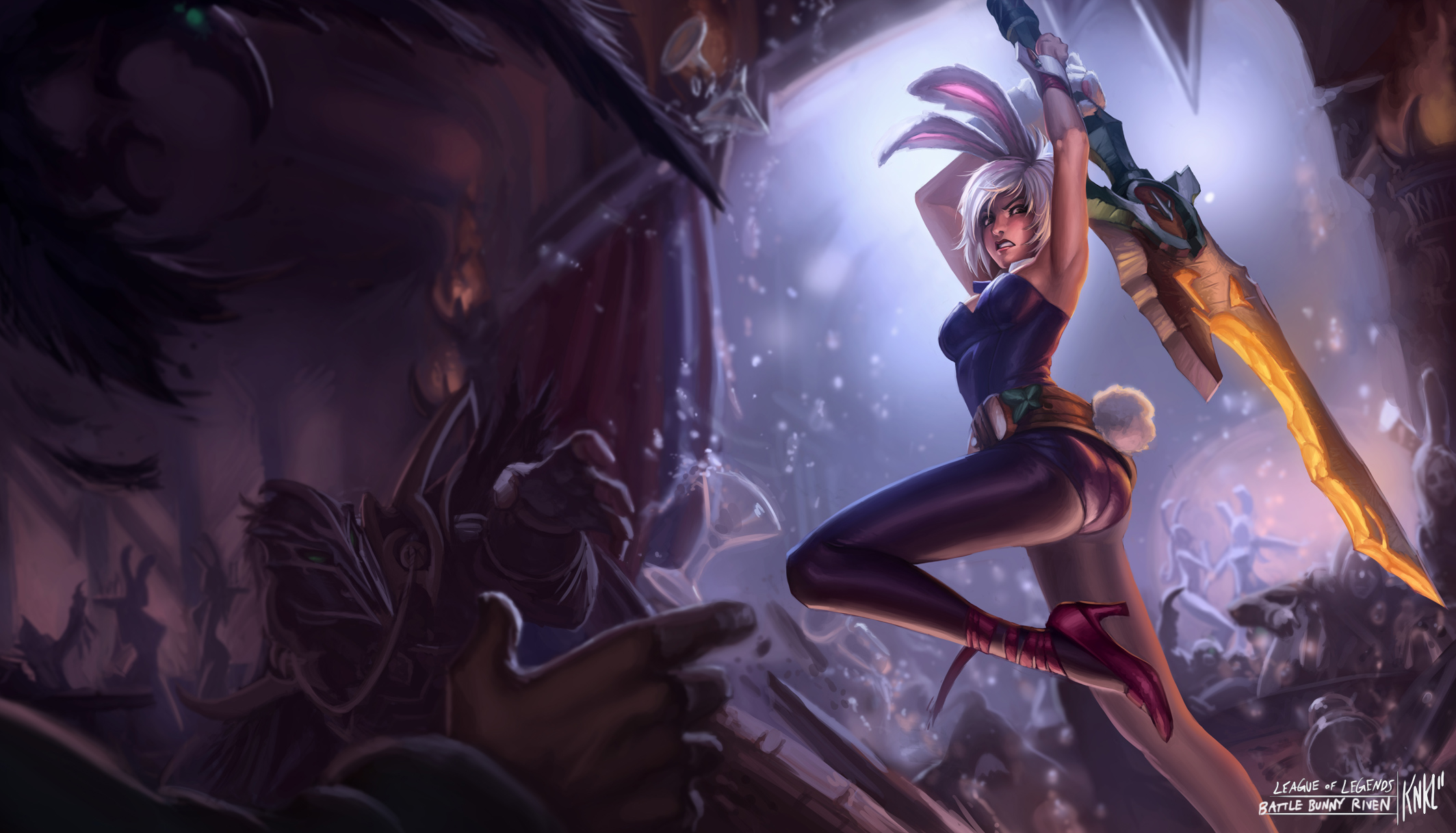 Battle Bunny Riven, Drawings