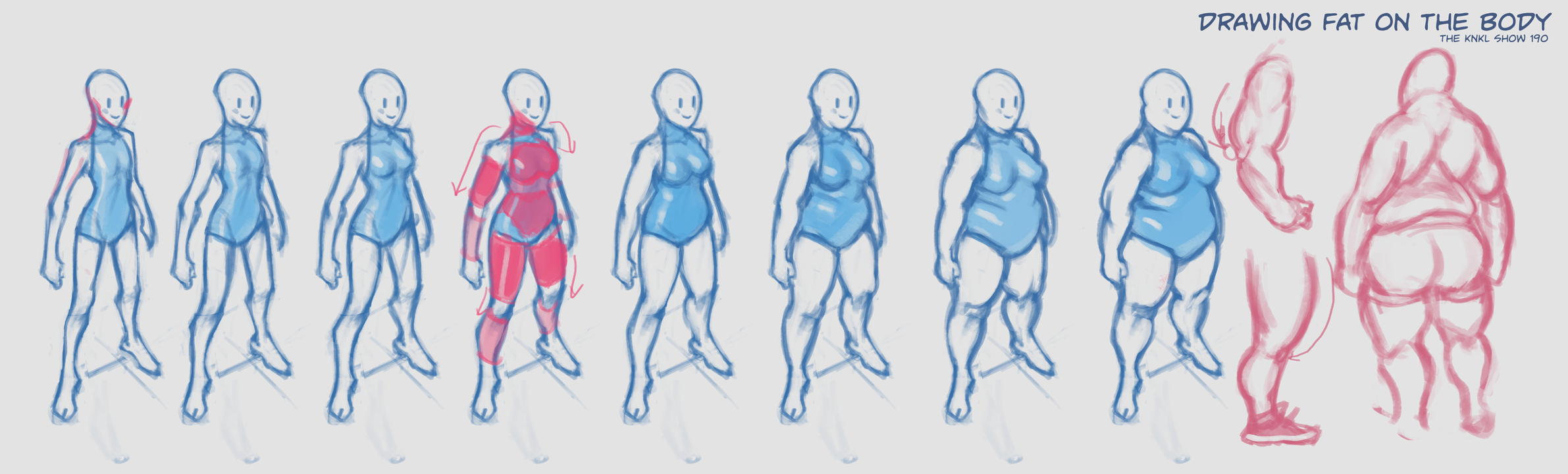 Knkl Show 190, Drawing Fat On The Body! By Knkl On Deviantart