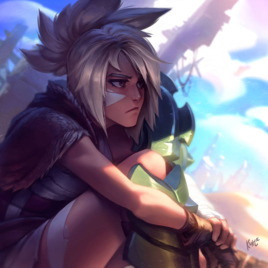 Lol Riven The Exile By Knkl On Deviantart