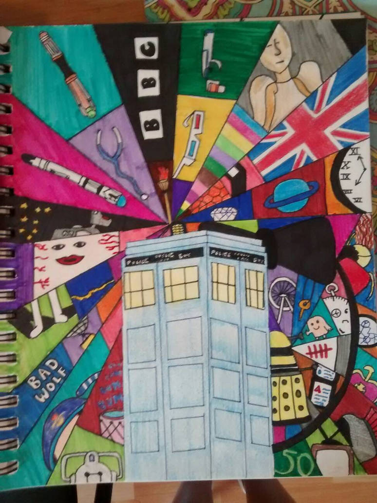 Tardis Collage Doctor Who Collage by artsyfangirl221 on DeviantArt
