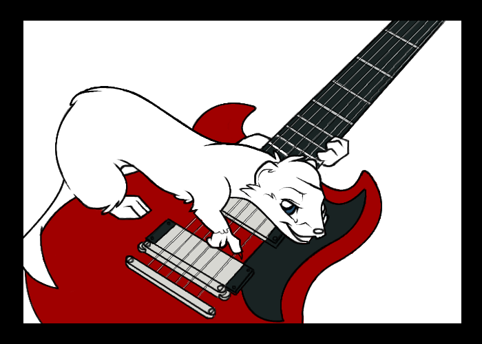 Blacktip and guitar