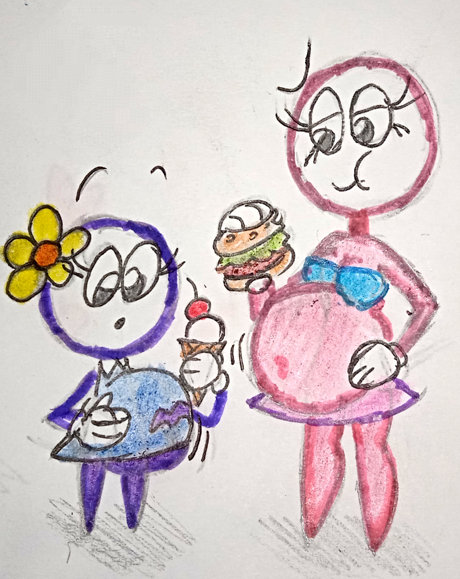 Daisy and Rosey Belly stuffing by YaroslawTehSpartan25 on DeviantArt