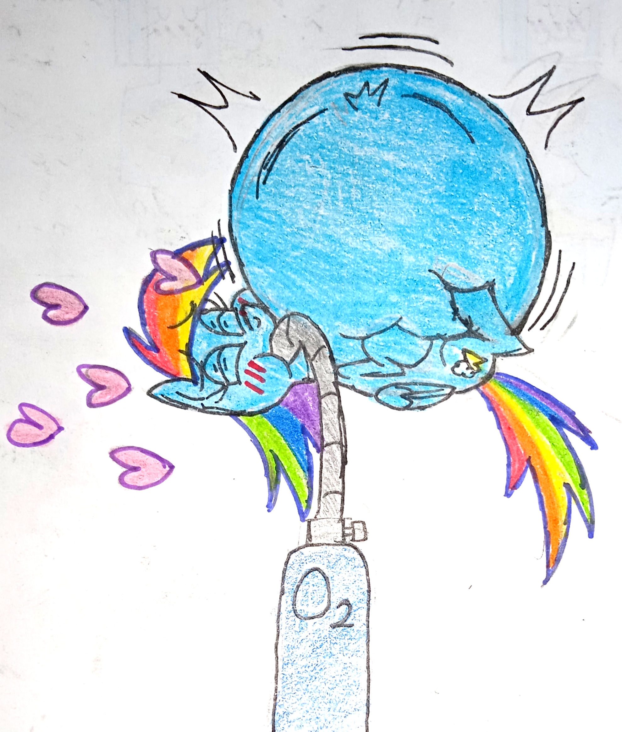 Rainbow Dash Inflation Deviantart