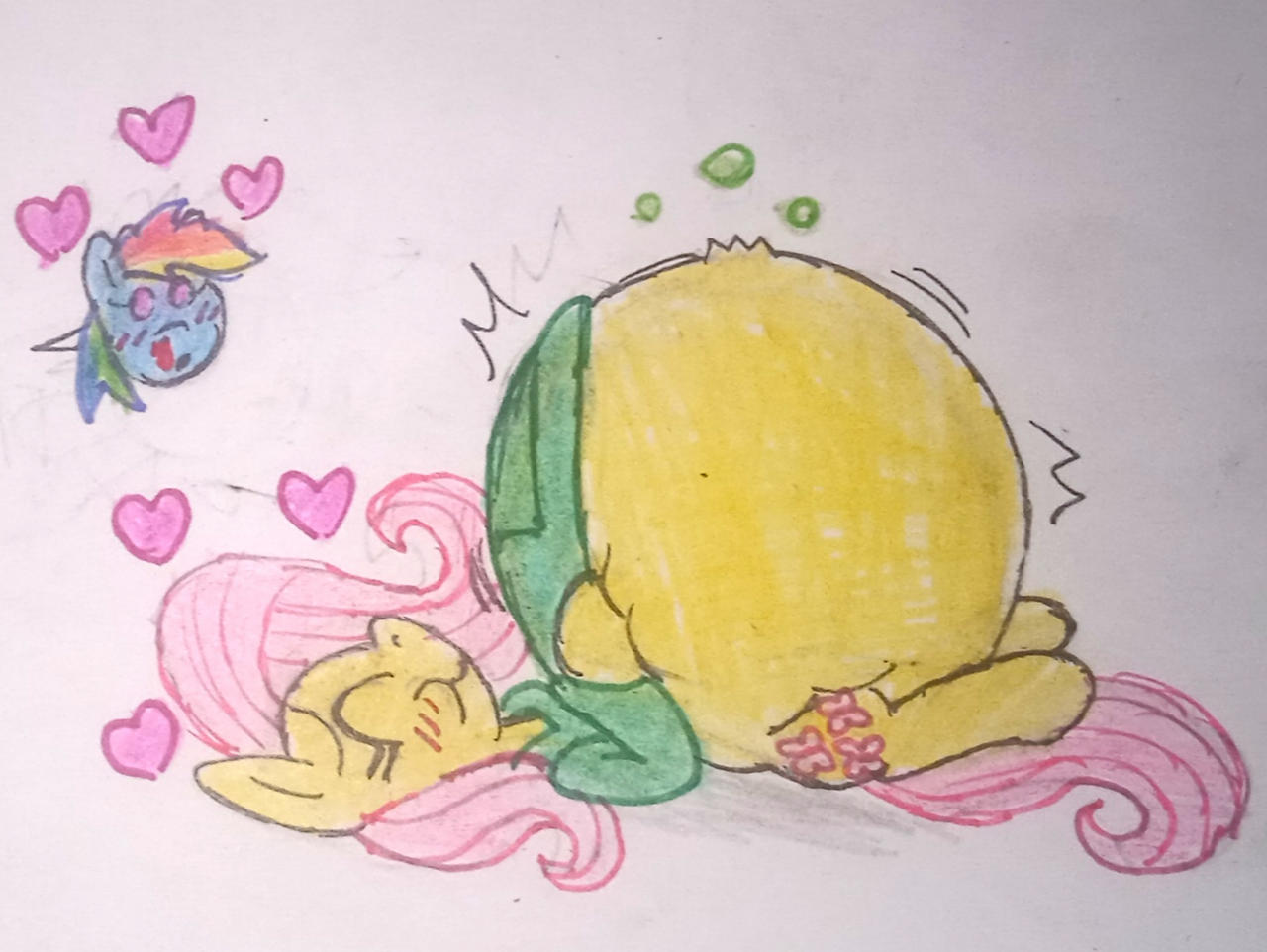 Mlp Rd Belly MLP - Fluttershy's huge stuffed belly by YaroslawTehSpartan25 on DeviantArt