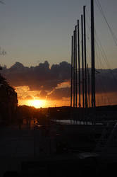 Sunset by the Shore