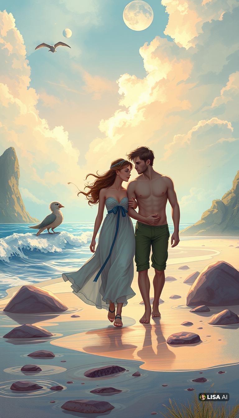 Romantic Deviantart Romantic beach walk medieval by blockyins on DeviantArt
