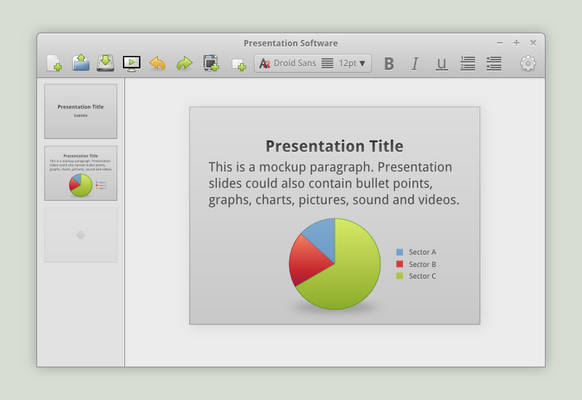 Presentation Software Concept