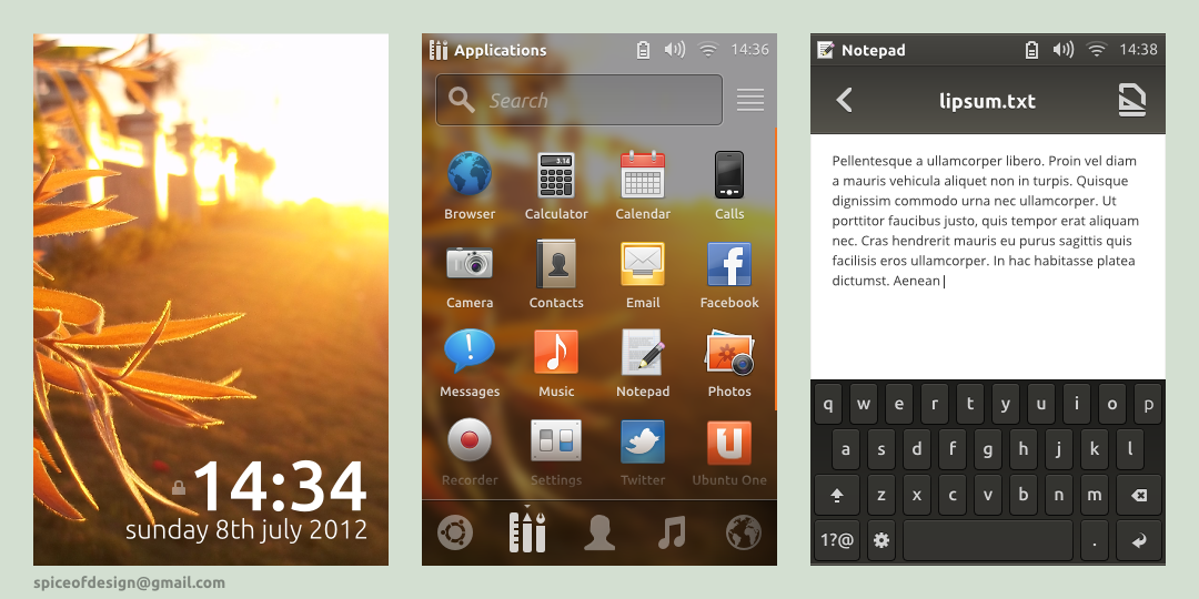 Ubuntu Phone by spiceofdesign