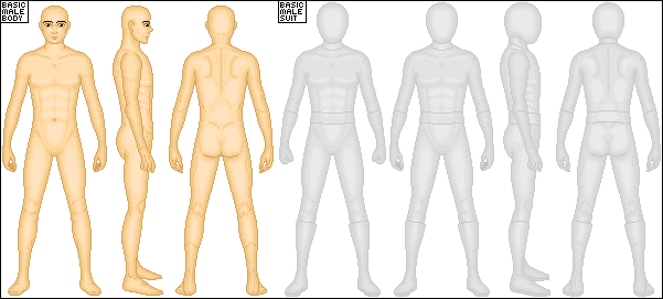 Base Male Template Color Code Basic Male Template by Taiko554 on DeviantArt