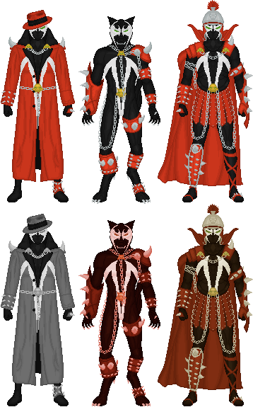 Spawn Costumes, pt. 2 by Taiko554 on DeviantArt