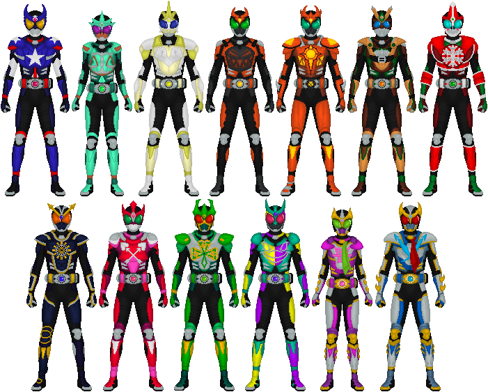 All Holiday Riders - 250th by Taiko554 on DeviantArt