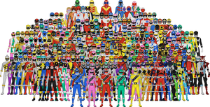 Super Sentai Red Helmets by Taiko554 on DeviantArt