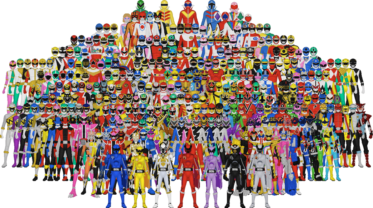 All of Super Sentai by Taiko554 on DeviantArt