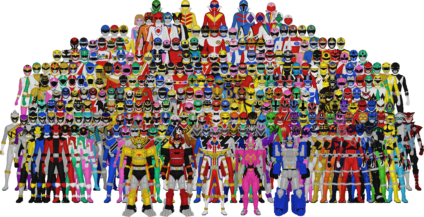 All of Super Sentai by Taiko554 on DeviantArt