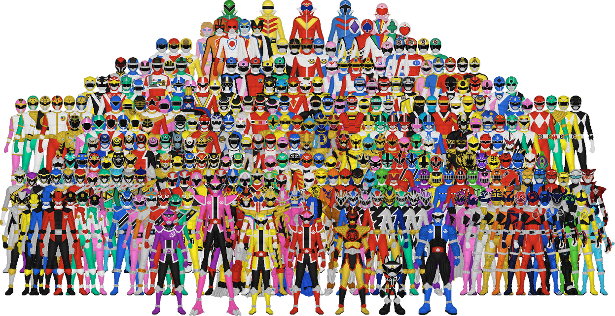 All of Super Sentai by Taiko554 on DeviantArt