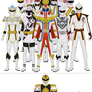 All Super Sentai and Power Rangers Whites