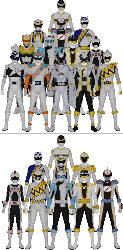 Power Ranger All Silver Rangers All Super Sentai and Power Rangers Silvers by Taiko554 on DeviantArt