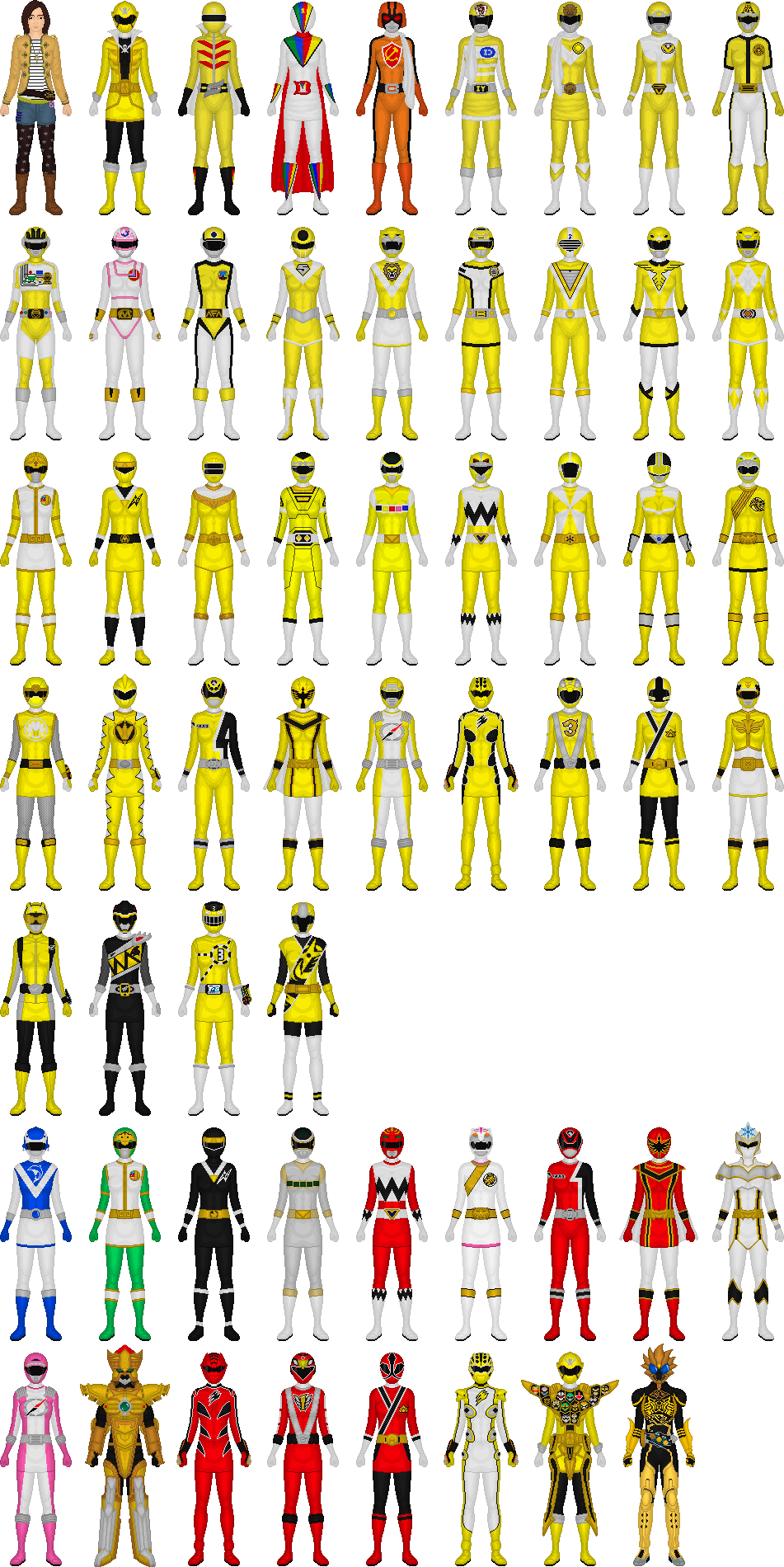 Gokai Yellow's Gokai Changes