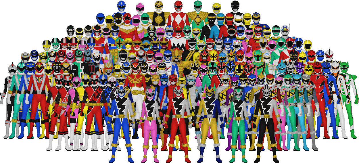 All Power Rangers by Taiko554 on DeviantArt