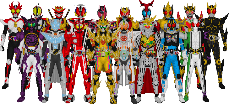 All Kamen Rider Leads, Final Form Version by Taiko554 on DeviantArt