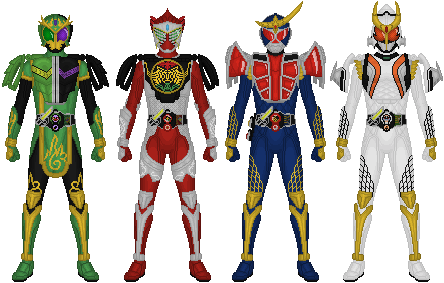 Kamen Rider Gaim's Legend Rider Arms, part 1