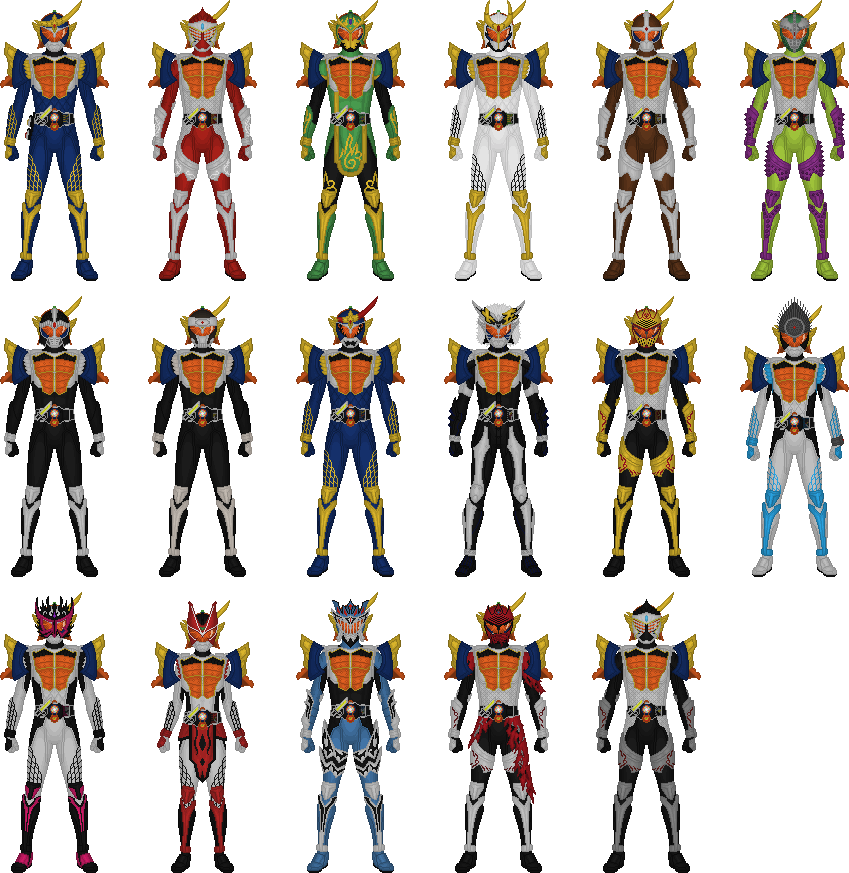 Gaim Beat Riders Gaim Riders, Gaim Arms by Taiko554 on DeviantArt