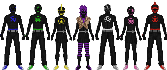 Mighty Moshin' Emo Rangers by Taiko554 on DeviantArt